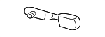 B25D5768043 - Body: Seat Belt Receptacle for Mazda Image