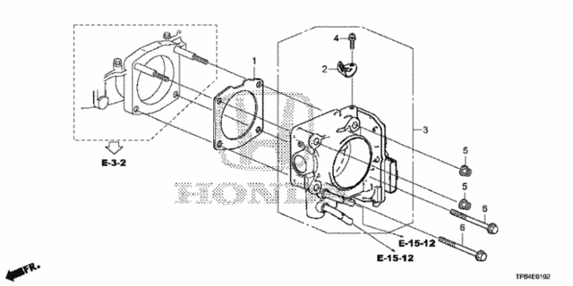 Throttle Body (V6) (2) for 2013 Honda Crosstour #0