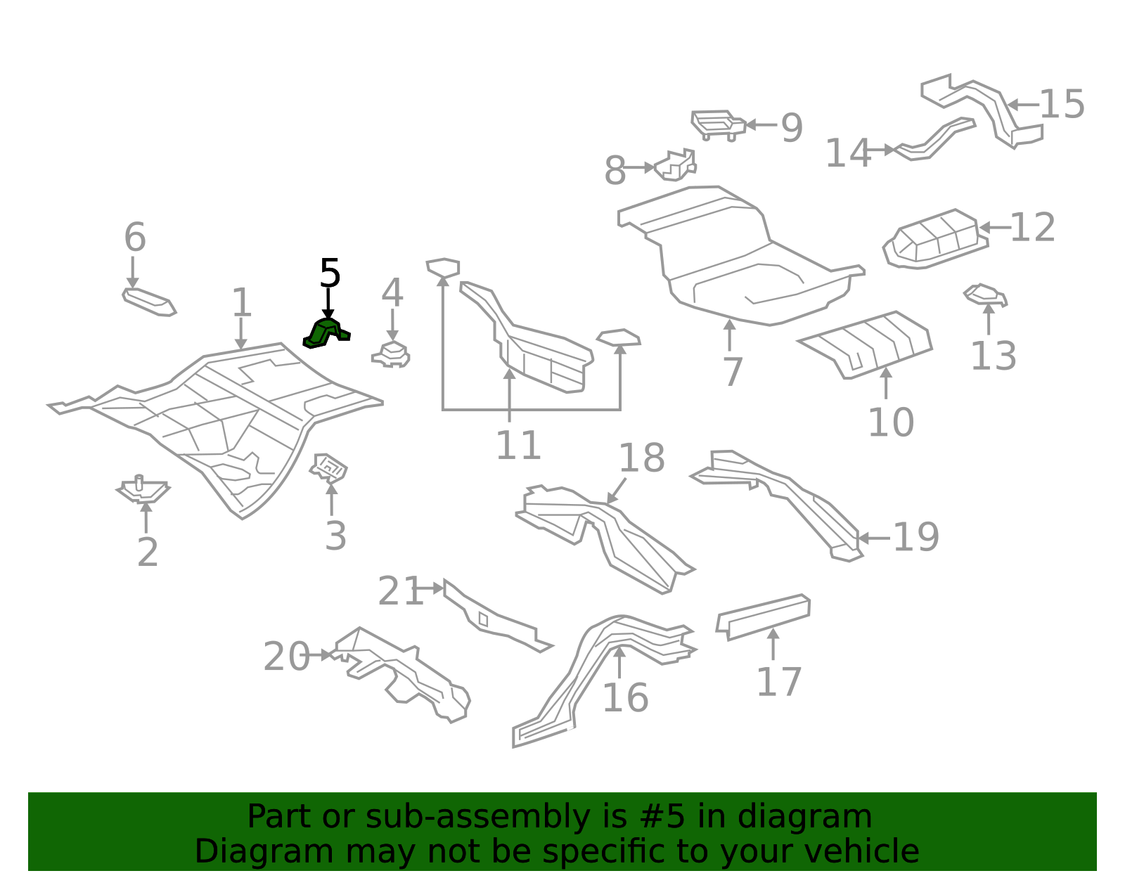 58246-50010 - Seat Bracket - 2013-2017 Lexus | My L Parts