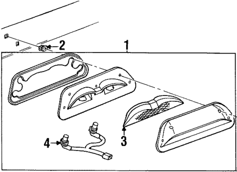 Bulbs - Chassis for 1999 Mercury Villager #2