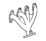 10171016 - Exhaust: Exhaust Manifold for Buick: Century | Chevrolet: Beretta, Cavalier, Corsica, LLV | Oldsmobile: Cutlass Ciera | Pontiac: Sunfire Image