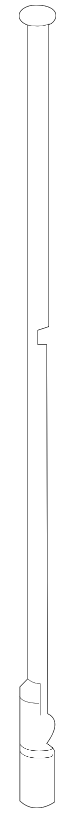 28215ZV00A - Electrical: Antenna Mast for Nissan: NV1500, NV2500, NV3500, TITAN, TITAN XD Image