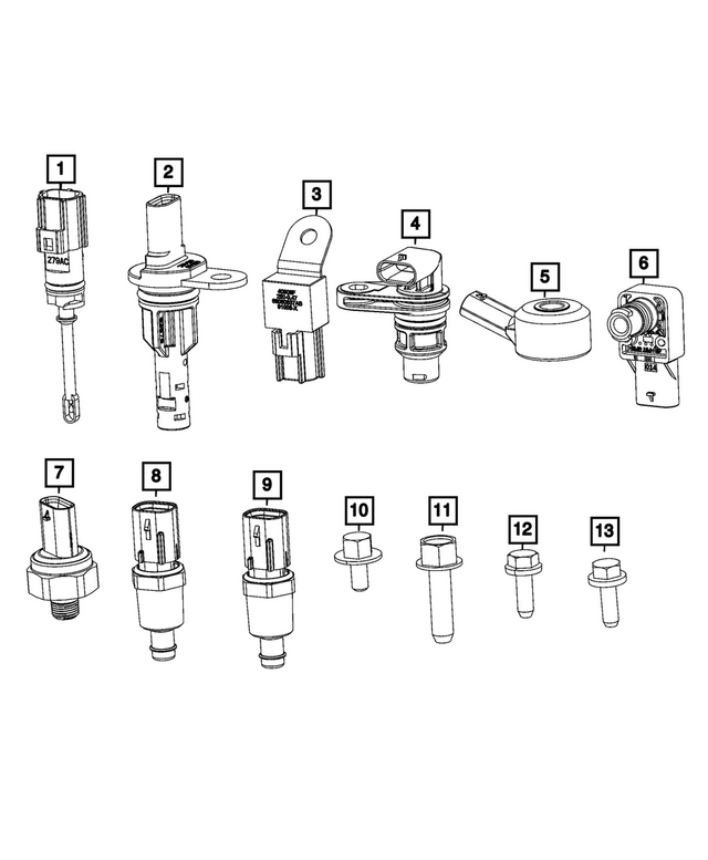 6502993 - Electrical: Hex Flange Head Bolt for Mopar Image image