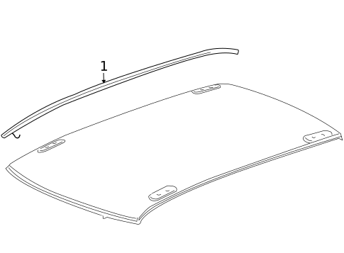 Exterior Trim - Roof for 2005 Chrysler 300 #0