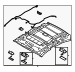 BHN96803ZL75 - : Headliner for Mazda: 3 Image
