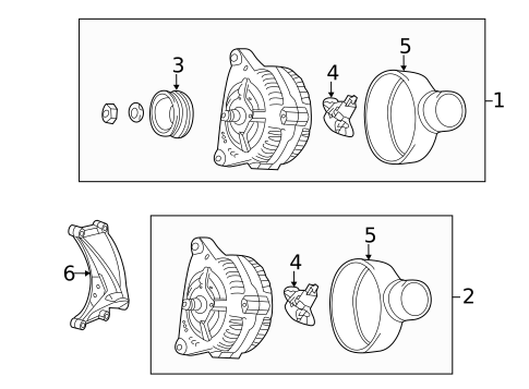 Alternator for 2013 Audi A8 Quattro #0