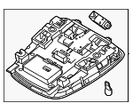 92800DW000GYT - Body: Overhead Console for Kia Image