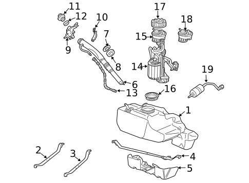 Fuel System Components for 2005 Porsche 911 #0