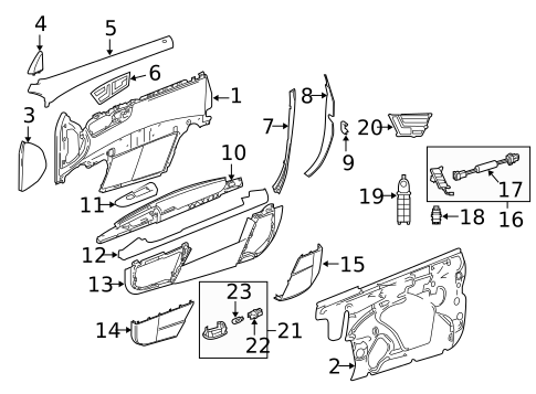 Door for 2010 Mercedes-Benz CL550 #1
