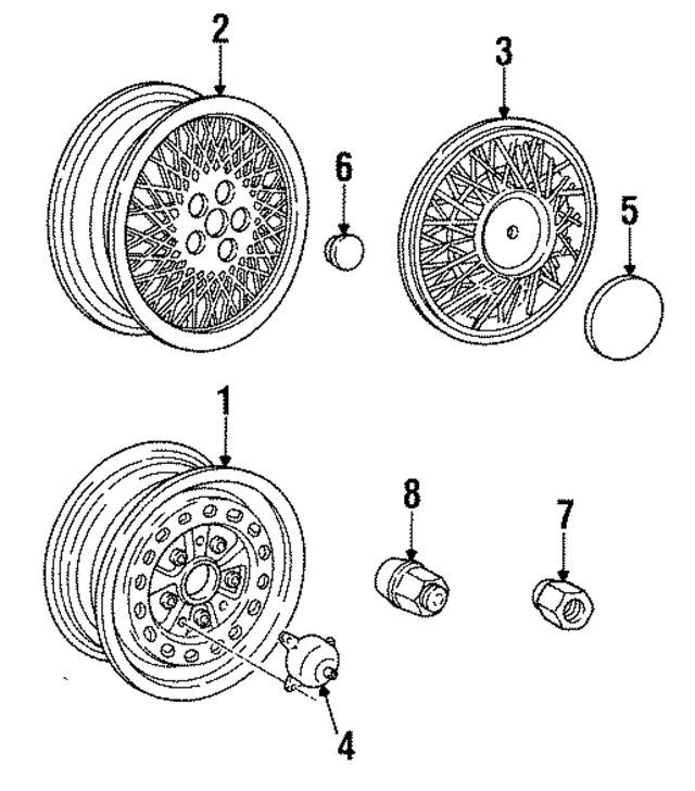 4284929 - Suspension: Wheel, Steel for Mopar Image