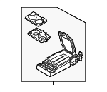 DP5Z5467112DC - Body: Armrest Assembly for Lincoln: MKZ Image