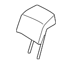 DU5Z54611A08D - Body: Headrest, Center for Lincoln: MKZ Image