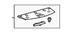 64330AC070A0 - Body: Pkg Tray Trim for Toyota Image image
