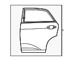 670040E070 - Body: Door Shell for Lexus: RX350, RX450h Image