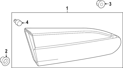 Backup Lamps for 2023 Toyota Corolla Cross #0