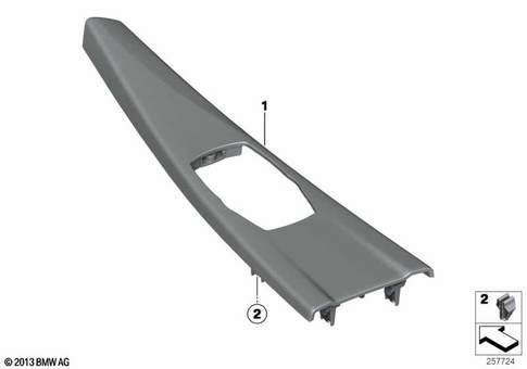 Center Armrest / Storage Trays for 2014 BMW 335i #3