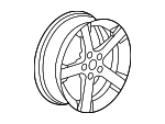 22978079 - Suspension: Wheel, Alloy for Chevrolet: Captiva Sport, Equinox | Saturn: Vue Image