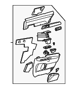 XW4Z5427407BAA - Body: Door Trim Panel for Lincoln: LS Image