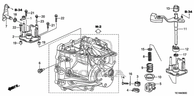 MT Shift Lever (L4) for 2012 Honda Accord #0