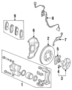 45022S87X01 - : Brake Pads Front for Acura Image