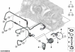 11538746394 - Engine: Coolant Line, Turbocharger Supply Line for BMW Image