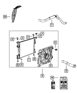 5005144AK - : Cooling Module for Chrysler: Town &amp; Country | Dodge: Grand Caravan | Ram: C/V Image