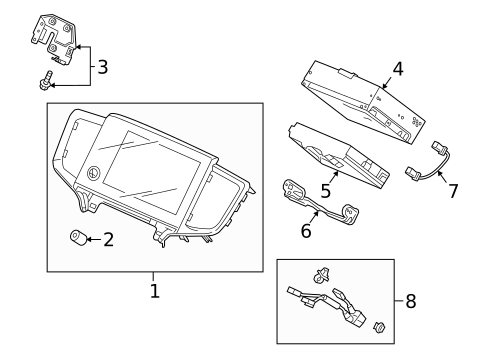 Navigation System for 2024 Honda Passport #0