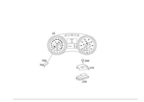 Instrument Cluster for 2008 Mercedes-Benz R320 #0
