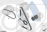 11287631825 - Value Parts&amp;Packages Service and Repair: Ribbed V-Belt for BMW Image