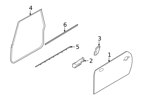 Door & Components for 2013 Mini Cooper #0