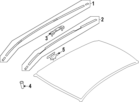 Exterior Trim - Roof for 2024 Subaru Crosstrek #0