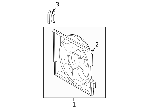 Cooling Fan for 2009 Mercedes-Benz CLS63 AMG #0