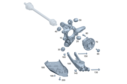 Rear Axle Suspension for 2025 Mercedes-Benz E350 #0