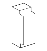 7586130131 - Body: Rocker Molding Protector for Lexus: GS300, GS350, GS430, GS450h, GS460, IS250, IS350 Image