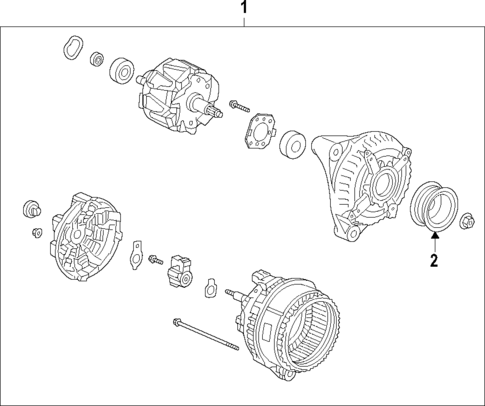 Alternator for 2018 Honda Pilot #0