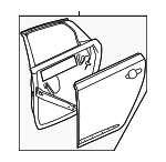 86528302 - Body: Door Shell for GM Image