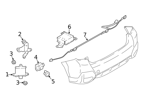 Electrical Components for 2023 Subaru Crosstrek #0