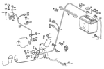 25417301 - Electrical Equipment and Instruments: Battery for Mercedes-Benz: 190, 190E, 230, 250C, 280, 280C, 280CE, 280SE, 300CE, 300E, 300SE, 300SEL, 300TE Image