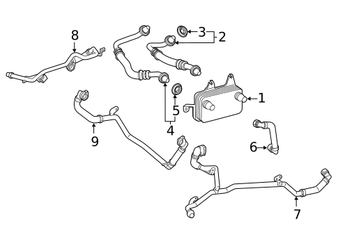Oil Cooler for 2021 Mercedes-Benz AMG GT 53 #0