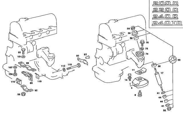 913004008005 - : Nut for Mercedes-Benz Image