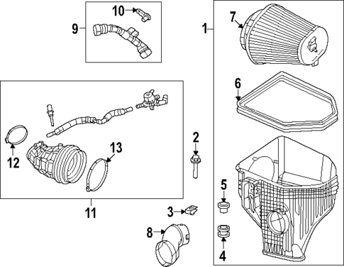 Air Intake for 2021 Dodge Charger #1