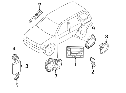 Sound System for 2003 INFINITI QX4 #0