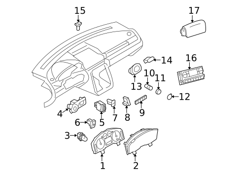 Trunk for 2009 Mercury Sable #0