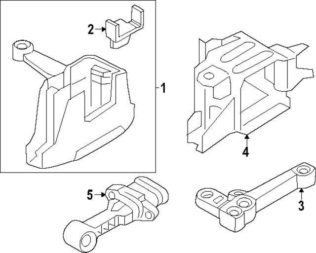 21825J9500 - : Support Bracket for Kia Image