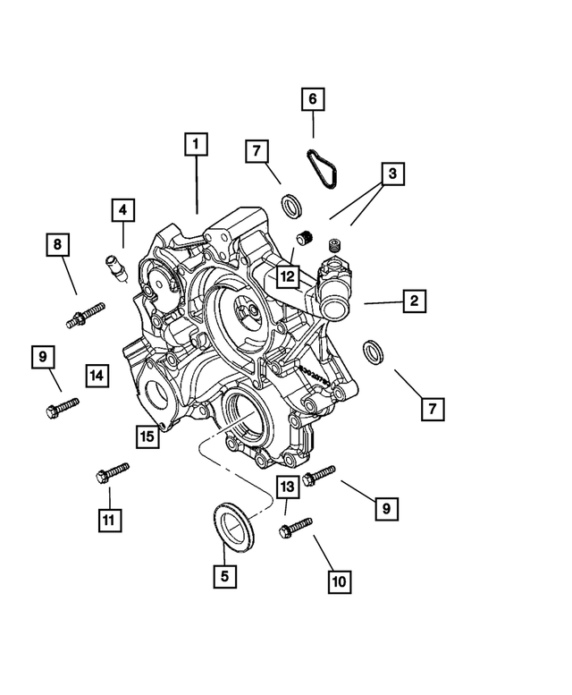 6505293AA - Engine 3.7L Six Cylinder: Stud for Mopar Image image