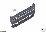 61319328417 - Vehicle Electrical System: Rep. Kit for Radio/Climate Cont. Panel for BMW Image