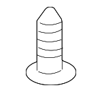 MS450177 - Body: Lower Trim Panel Screw for Mitsubishi Image