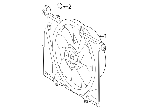 Cooling Fan, Clutch & Motor for 2006 Mercedes-Benz SL 500 #0