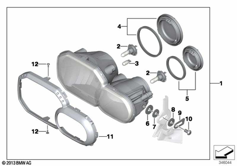Headlight for 2017 BMW-Motorrad F 800 GS #0