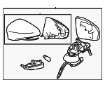 8791076051C1 - : Mirror Assembly for Lexus Image